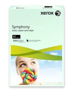 Xerografický papier Symphony, svetlo zelená, A3, 80g, XEROX